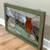 VINTAGE STAINED GLASS ART - 19" x 32" x 1 1/2" - BASEMENT WINDOW 4 thumbnail
