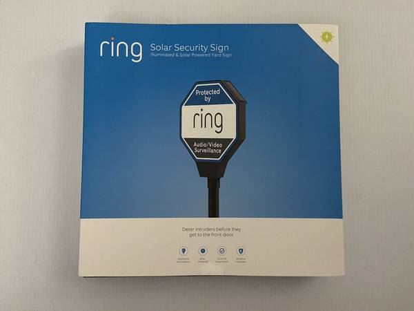 Ring Solar Security Sign 1