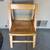 Teak folding chair 1 thumbnail