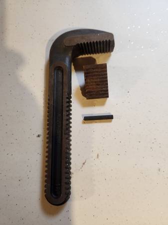 Ridgid Replacement Heel And Jaw Kit W/Pin For 18" Wrench 1