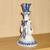 Hand Painted Blue and White Ceramic Candleholder 2 thumbnail