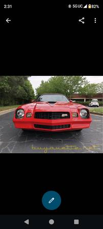 1978 Camaro Z28 350 4 speed 1