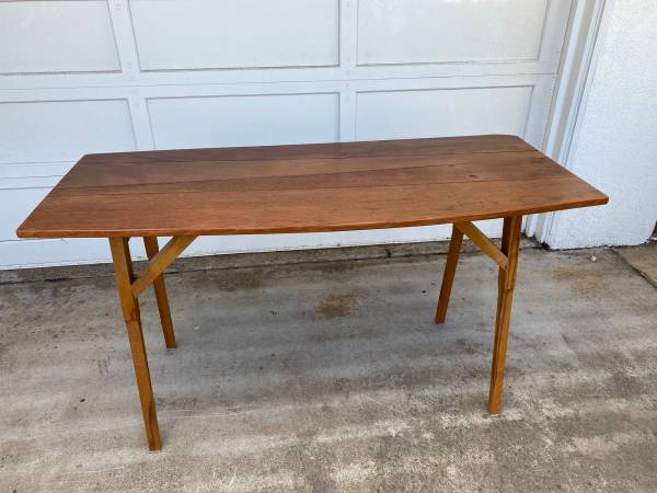 Mahogany Table with Mid Century vibe 1