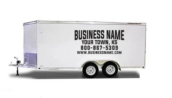 * TRAILER GRAPHICS WRAPS and LETTERING * 1