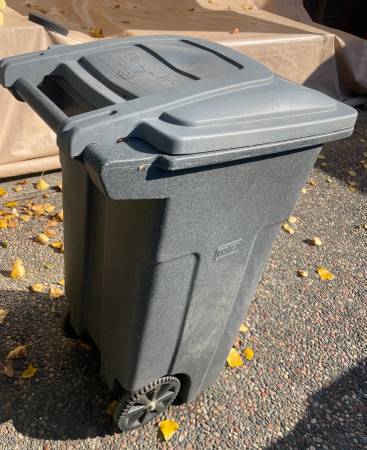 Free Wheeled Trash Can. Free Delivery. 1