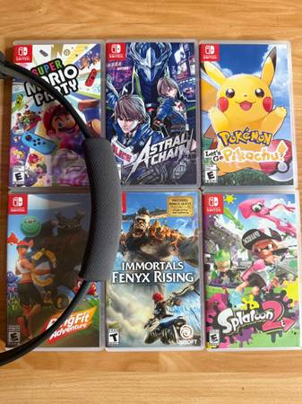 6 Nintendo Switch games 1