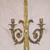 Large French Bronze gold dore' Wall Sconce Louis XVI 5 thumbnail