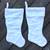two white quilted velvet christmas stockings with matching white xmas 1 thumbnail