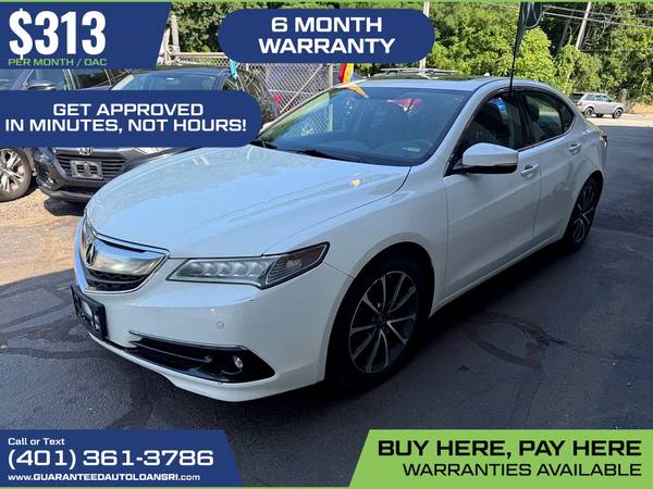 313 $/mes - 2016 Acura TLX SH AWD V6 con paquete Advance Sedan - 313 $ (920 Plainfield Street, Johnston, RI 02919)63470591036289120