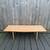 Refinished Mid Century Beech Coffee Table 4 thumbnail