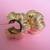 14K Gold Earrings retro natural Ocean shell design gorgeous 6 thumbnail