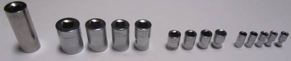 Craftsman Various Drive Sockets, Metric and (1) 3/4" Deep Well Socket 1
