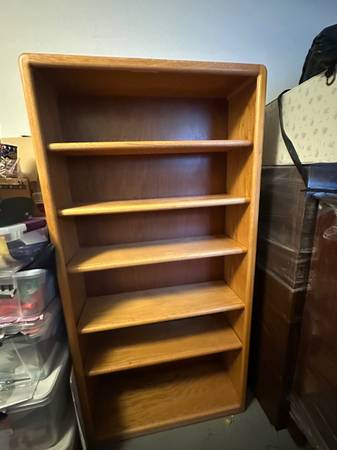 Solid Oak Bookcase 1