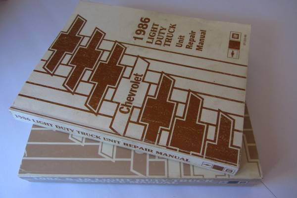 1986 Chevrolet, OBD-1, S-10 and Light truck Service and Repair Manuals 1