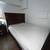queen size bed frame and head board/ Includes Queen size mattress 1 thumbnail