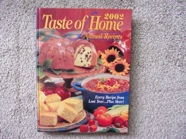 2002 Taste Of Home Annual Recipes Cookbook Cook Book 1