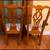 Oak Wood Dining Chairs (6) 2 thumbnail