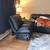 Leather Creations Carrera Sofa/Couch Power Recliner, Carress Black Top 3 thumbnail