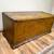 Antique 18th Century Grain Painted Pine Six Board Blanket Box in Musta 1 thumbnail