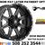 D615 CONTRA GLOSS BLACK MILLED SPOKES RIMS WHEELS 10 thumbnail