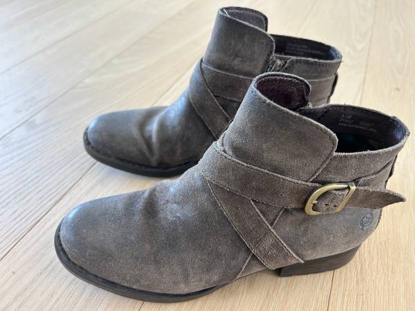 Børn brown leather women's boots sz US8.5 EXCELLENT! 1