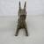Vintage Solid Brass Dog Figurine 9 1/2" Length 4 thumbnail
