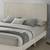 QUEEN BED FRAME AVAILABLE GRAY COLOR, LIGHT GREY, BEIGE 4 thumbnail