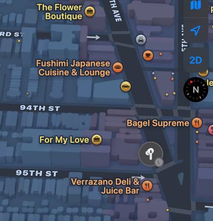 lost left air pod. (bay ridge)64279716288258120