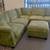 New 99x99 sage corduroy sectional  couch   / free delivery 2 thumbnail