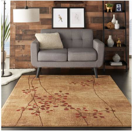 Floral area rug 1