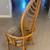 MidCentury Bent Rattan Leaf Arm Chair 7 thumbnail