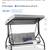3-Seat Outdoor Converting Canopy Swing Glider Patio Hammock For Sale $30.00 2 thumbnail