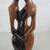 African Tribal Art Man & Woman Kissing Wood Sculpture-14 1/4" Tall 3 thumbnail