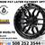 A101 MESA WHEELS SATIN GUM METAL CENTER W/BLACK LIP W/16 SPOKES RIMS 10 thumbnail