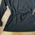 NEW Tahari Black Merino Wool Belted Turtleneck Sweater Tunic-Large 3 thumbnail