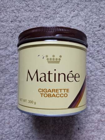 Vintage Matinee Cigarette Tobacco Empty Tin 200G 1