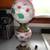 Gone With The Wind Floral Pink Roses Globe Hurricane Table Lamp 1 thumbnail