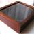 Display Wooden Case Presentation Box with Glass Top, NEW 4 thumbnail