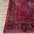 Vintage Persian Kashan Hand-Knotted Wool Rug in Deep Crimson & Navy, c 3 thumbnail