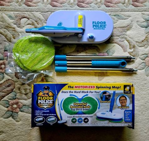 Floor Police Motorized Spinning Mop 1