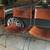Charleston Forge wrought iron and leather chairs 2 thumbnail