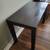 West Elm Parsons Black Wood Desk with 2 Drawers 3 thumbnail