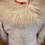 PK Pap Kik Reversible White Leather Rabbit Fur Coat Floral Embroidered France S2 16 thumbnail