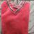 MENS SWEATER FADED GLORY RED M 38-40 6 thumbnail