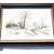 Large Vtg M. Delion Impressionist Winterscape Impasto Oil Painting 6 thumbnail