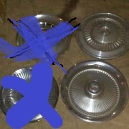 $10 EACH ~Vintage Hub Caps ~ Pontiac, 70's Malibu 1