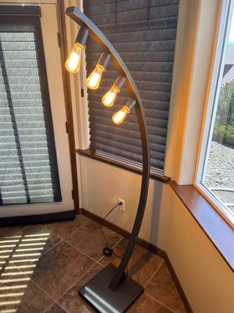 6 foot tall arched custom lamps 1