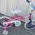2 LITTLE GIRLS BIKES WITH TRAINING WHEELS 2 thumbnail