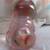 Fenton Pink Glass Bear, hand painted - 3.5" tall - so cute! 2 thumbnail