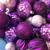 large lot of purple christmas tree ornaments lights ribbon decorations 2 thumbnail
